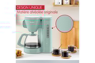 Cafetière filtre Morning - 1,25 l - 1000 W - Vert