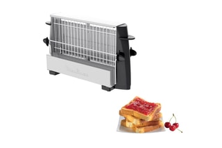 Grille-pain Vintage - 760 W - 1 fente - Gris
