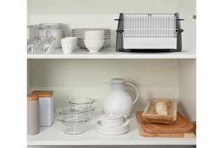 Grille-pain Vintage - 760 W - 1 fente - Gris