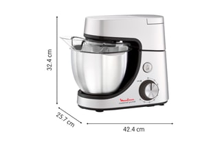 Robot pâtissier Masterchef Gourmet - 4,6 l - 1100 W - Gris