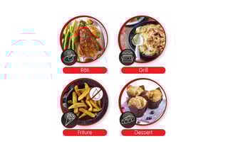 Couvercle Cookeo Extra Crisp - Noir