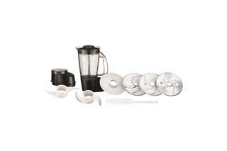 Robot multifonctions et accessoires en acier inoxydable Double Force compact - 3 l - 800 W - Noir