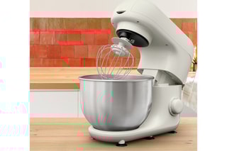 Robot pâtissier Bake Essential avec bol en acier inoxydable - 4,8 l - 800 W - 6 vitesses - Blanc