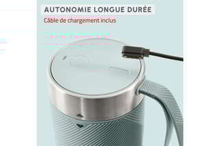 Mini blender portable sans fil Lightmix - 300 ml - Transparent