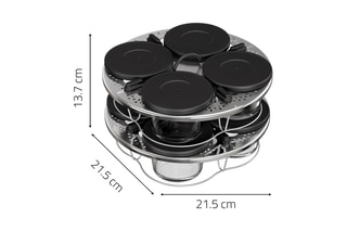 8 pots verrines - 125 ml - Accessoire Cookeo