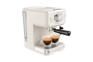 Cafetière expresso à pompe Soleil - 1,2 l - Blanc