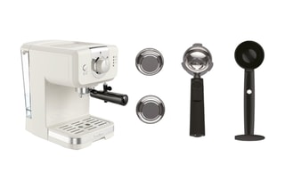 Cafetière expresso à pompe Soleil - 1,2 l - Blanc