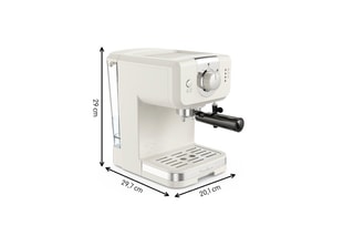 Cafetière expresso à pompe Soleil - 1,2 l - Blanc