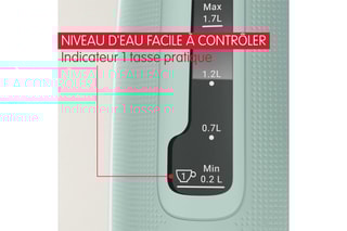 Bouilloire sans fil Morning Plus - 1,7 l - 2400 W - Vert