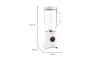 Blender XXL - 2,8 l - 600 W - 2 vitesses - Blanc