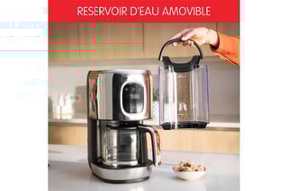 Cafetière programmable Majestuo - 1,25 l - 1000 W - Gris