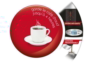 Cafetière Subito isotherme - 90 cl - 800 W - Gris