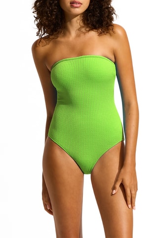 Maillot 1 pièce coques SeaDive - Vert - Seafolly