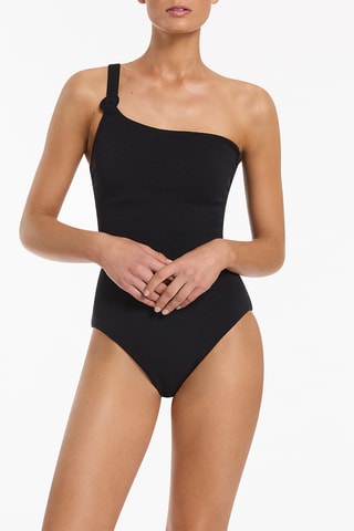 Maillot 1 pièce coques IslaRib - Noir - Jets
