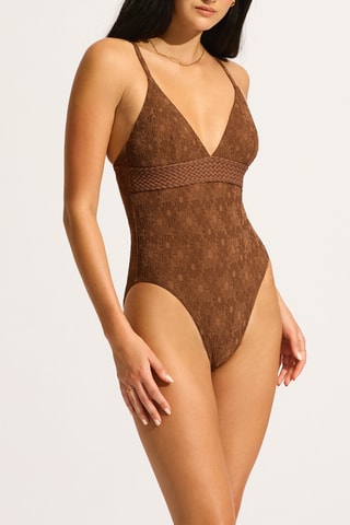 Maillot 1 pièce Marloe - Marron - Seafolly