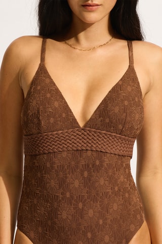 Maillot 1 pièce Marloe - Marron - Seafolly