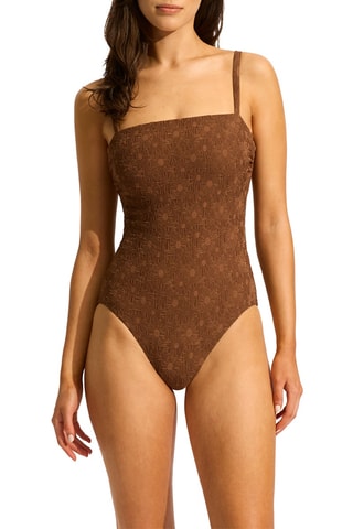 Maillot 1 pièce Marloe - Marron - Seafolly