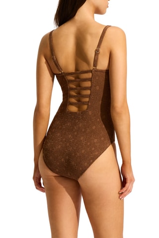 Maillot 1 pièce Marloe - Marron - Seafolly