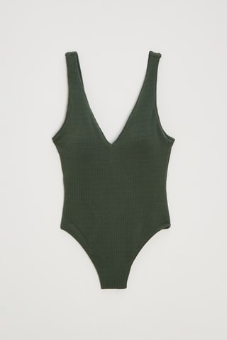Maillot 1 pièce coques SeaDive - Kaki - Seafolly