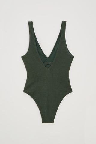 Maillot 1 pièce coques SeaDive - Kaki - Seafolly