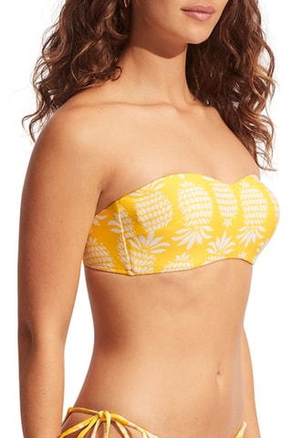 Haut de maillot Corsica - Jaune - Seafolly