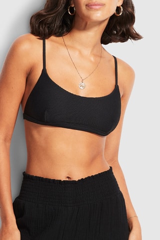 Haut de maillot DoubleCloth - Noir - Seafolly