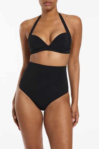 Bas de maillot taille haute Jetset - Noir - Jets