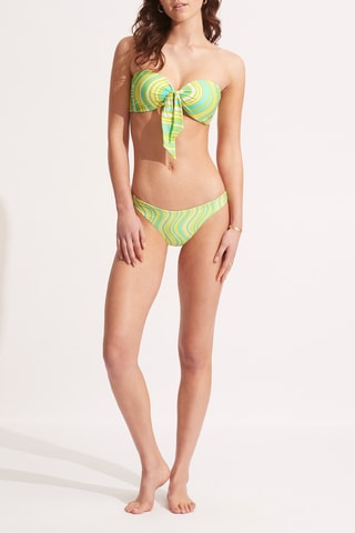 Bas de maillot réversible Mod Squad - Vert citron - Seafolly