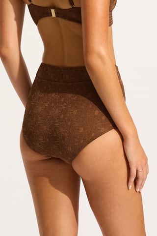 Bas de maillot taille haute Marloe - Marron - Seafolly