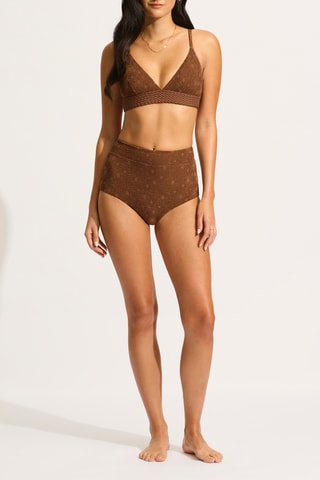 Bas de maillot taille haute Marloe - Marron - Seafolly