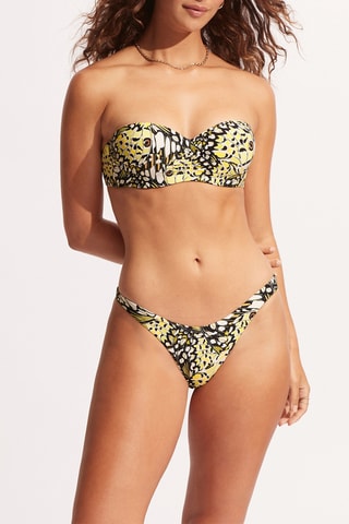 Bas de maillot Take Flight - Vert citron - Seafolly