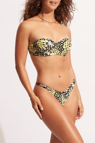 Bas de maillot Take Flight - Vert citron - Seafolly