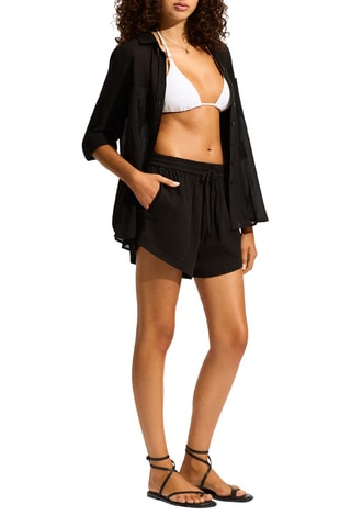 Short de plage Beachedit - Noir - Seafolly