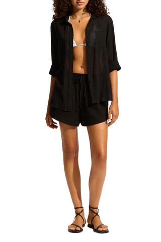 Short de plage Beachedit - Noir - Seafolly