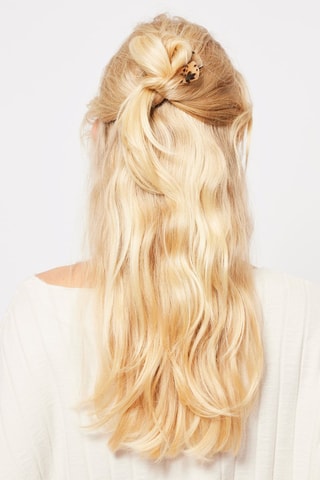 2 barrettes Noir et marron