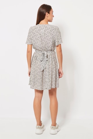 Robe patineuse Bleu clair et blanc
