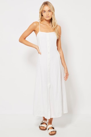 Robe longue Blanc