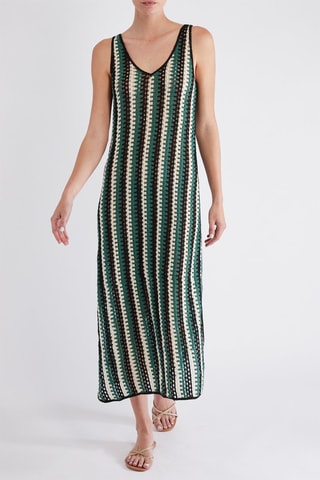 Robe longue - Vert