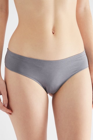 7 tangas - Mauve et gris clair chiné