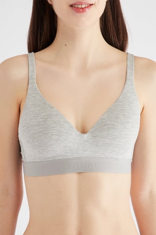 Soutien-gorge - Gris chiné