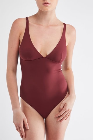 Maillot 1 pièce - Bordeaux