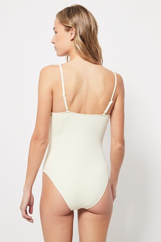 Maillot 1 pièce Ecru