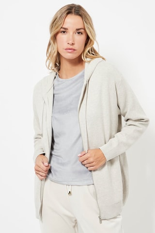 Pull à capuche - Beige