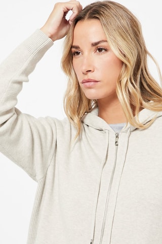 Pull à capuche - Beige