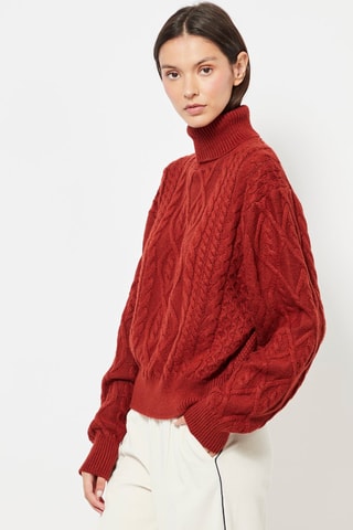 Pull - Rouge brique