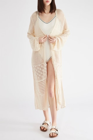 Kimono de plage - Beige