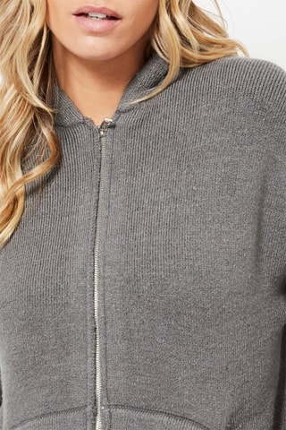 Gilet à capuche - Gris foncé