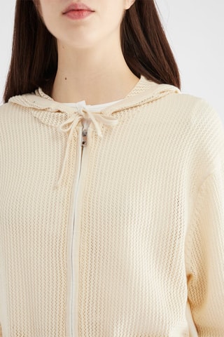 Gilet à capuche - Beige