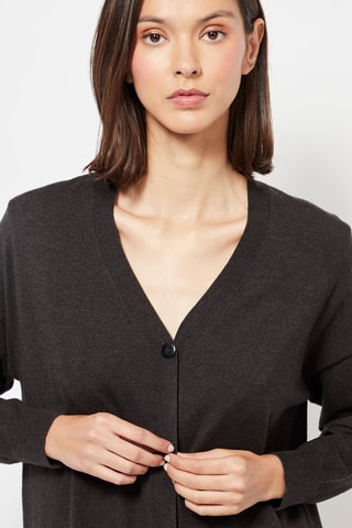 Gilet long - Noir