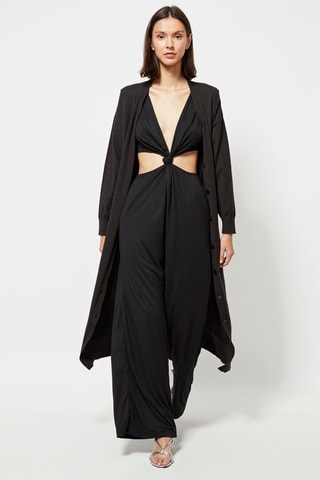 Gilet long - Noir